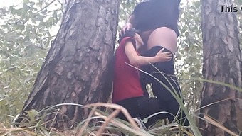 Lesbian Girls Have Sex In The Rain For Warmth