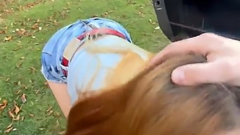 A Sexually Insatiable Woman Interrupts Me In The Woods
