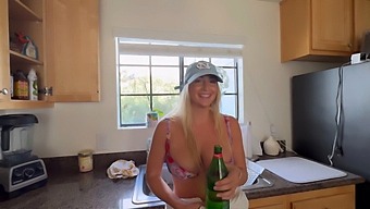 Beautiful Blonde Cheats With Sexy Neighbor And Gets Naked In Public For A Hardcore Pov Experience