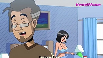 Stepmother With Big Breast Helps Her Stepson To Climax In This Cartoon.
